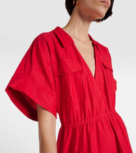 Adriana Degreas Tiered cotton maxi dress