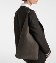 Aesther Ekme Lune Large suede tote bag