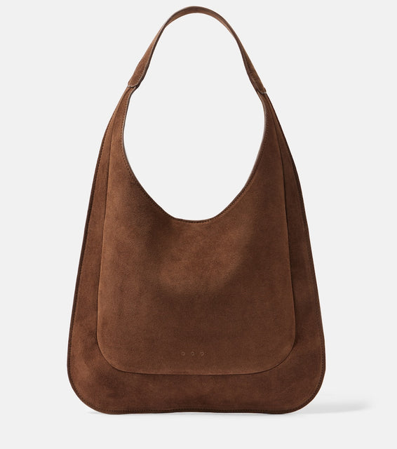 Aesther Ekme Midi suede shoulder bag. Shop Aesther Ekme Shoulder Bags for women now.