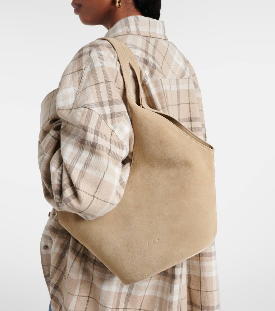 Aesther Ekme Phantom Bucket Medium suede tote bag