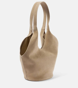 Aesther Ekme Phantom Bucket Medium suede tote bag