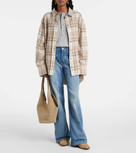 Aesther Ekme Phantom Bucket Medium suede tote bag