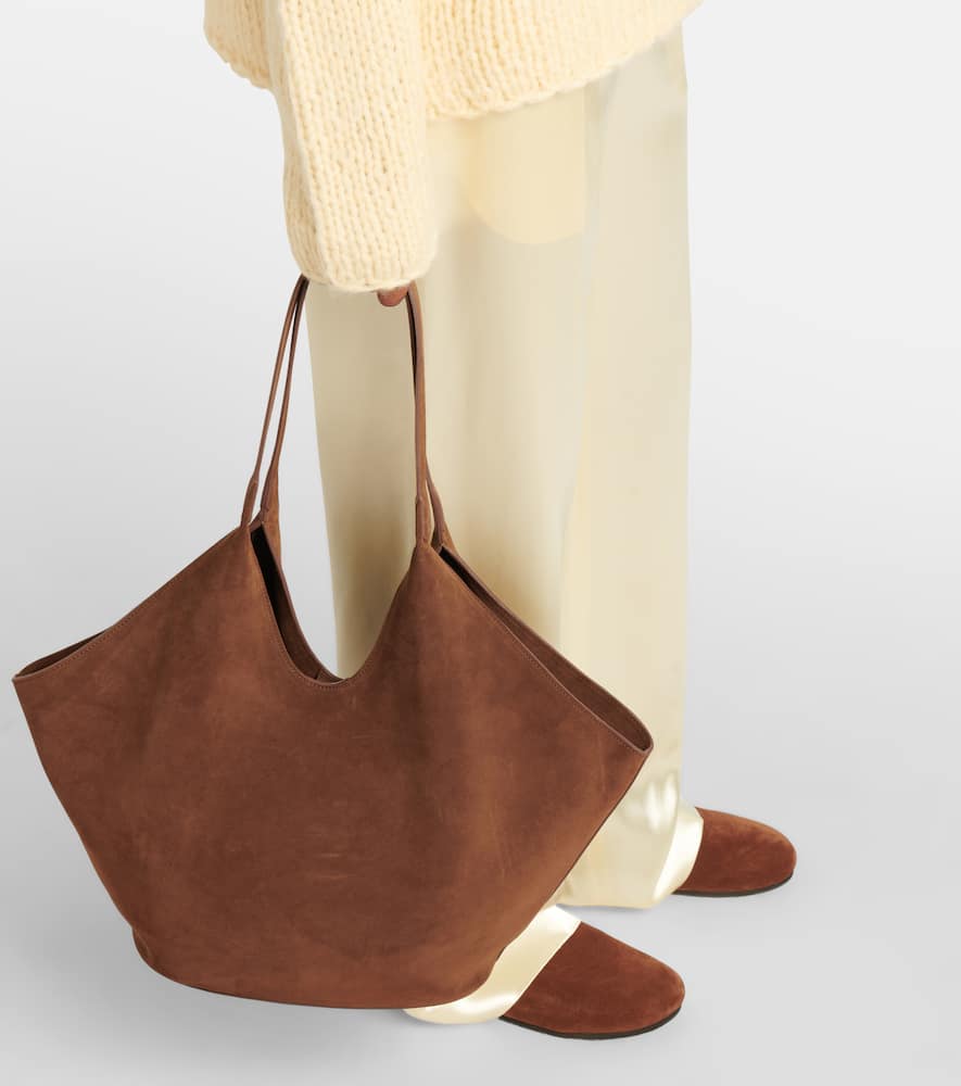 Aesther Ekme Phantom Large suede tote bag