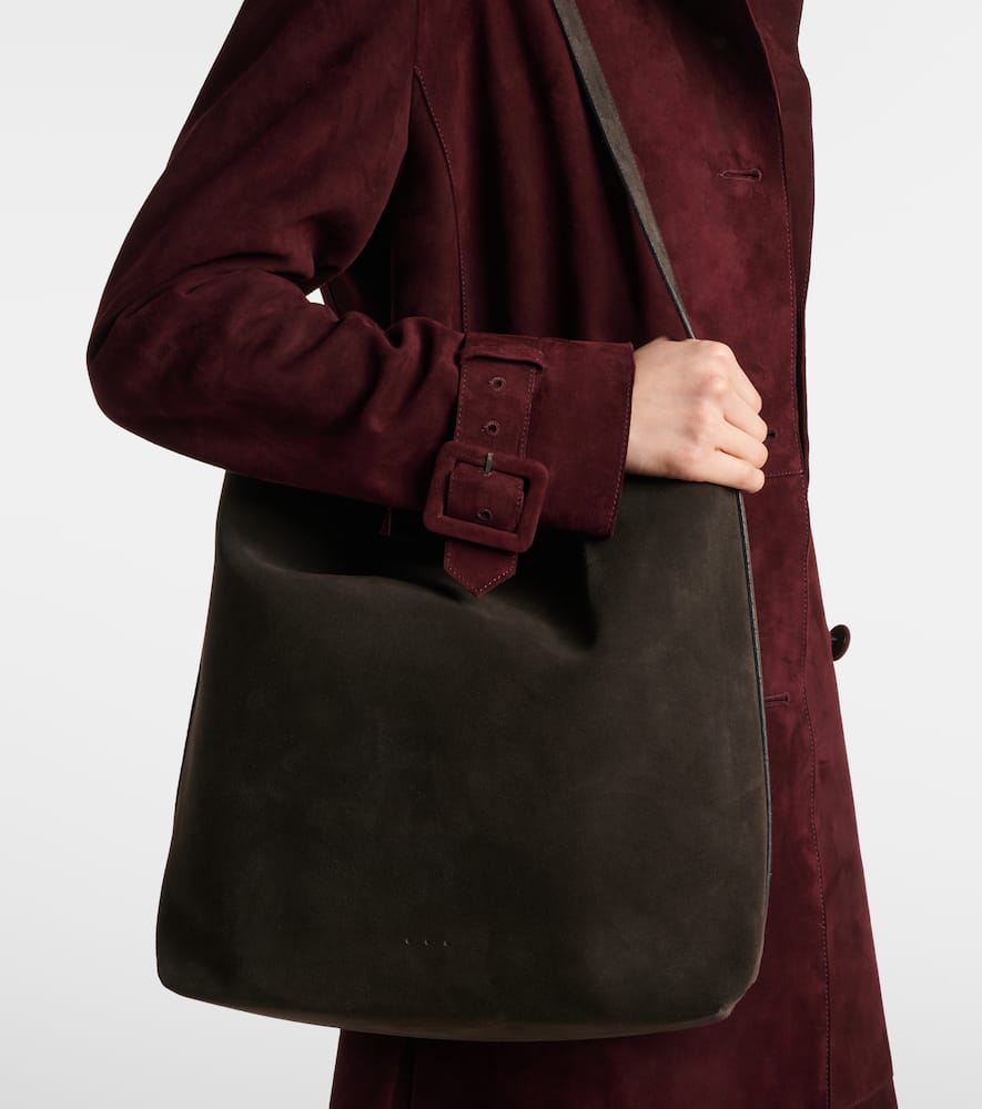 Aesther Ekme Sac Large suede bucket bag