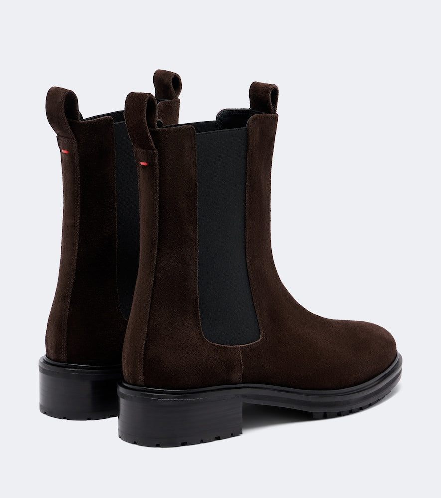 Aeyde Jack suede Chelsea boots (Brown) - Flat Boots