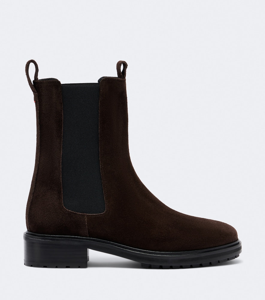 Aeyde Jack suede Chelsea boots (Brown) - Flat Boots