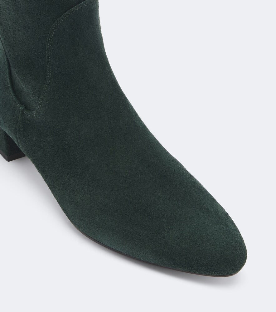 Aeyde Yana suede knee-high boots in Green - Knee-high Boots