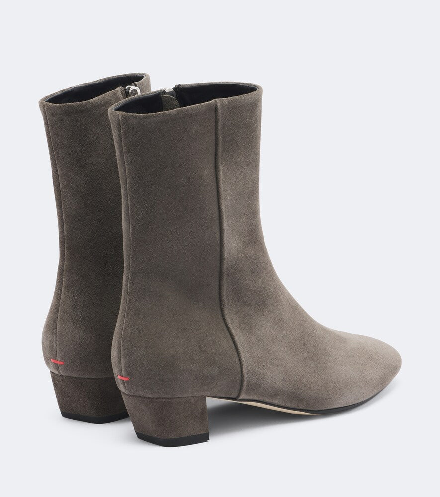Grey Aeyde Yasmin suede ankle boots - Mid Heels