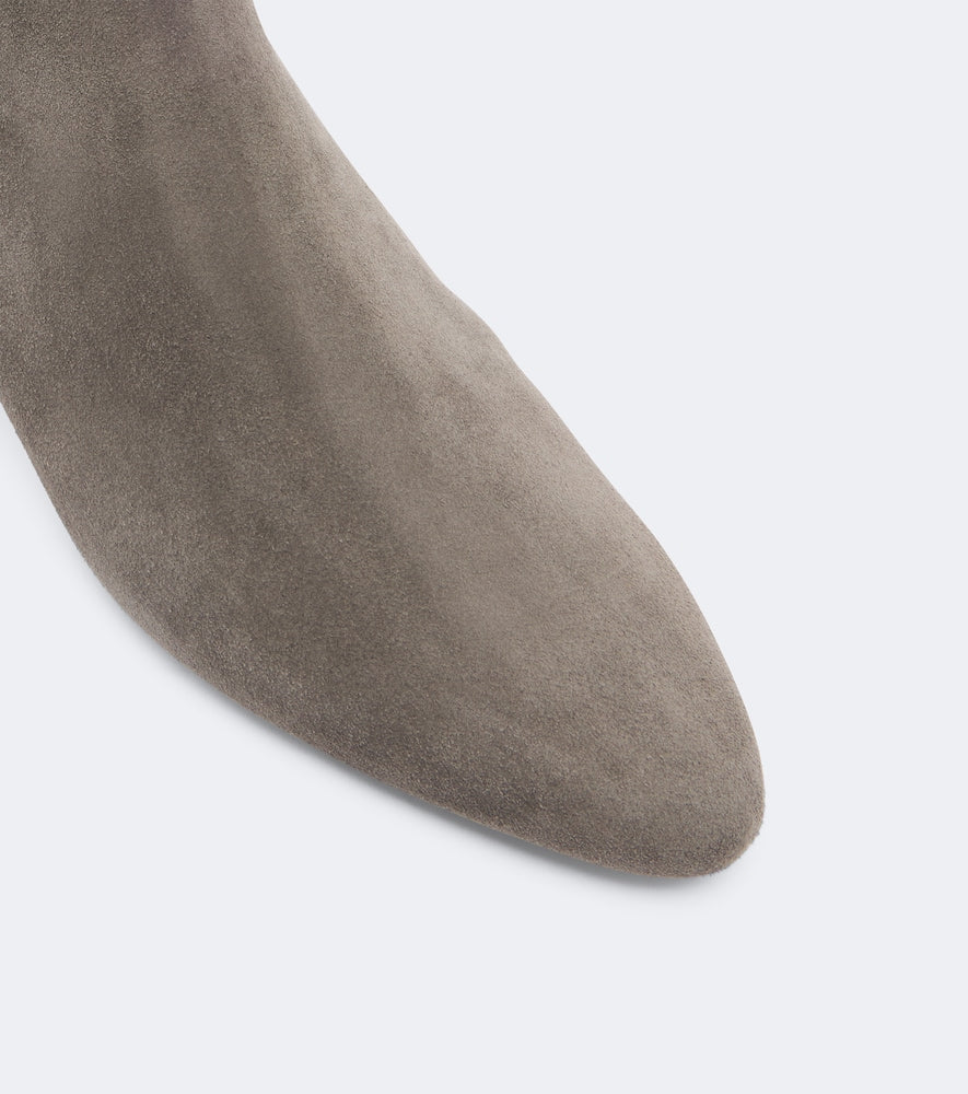 Grey Aeyde Yasmin suede ankle boots - Mid Heels