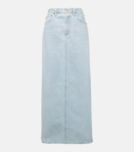 Agolde Astrid Slice denim maxi skirt - Agolde Astrid Slice 牛仔长裙