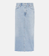 Agolde Della denim midi skirt - Agolde Della 牛仔中长裙