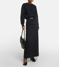Agolde Hilla denim maxi skirt