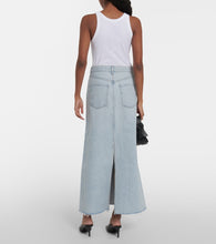 Agolde Hilla denim maxi skirt