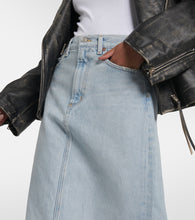 Agolde Hilla denim maxi skirt