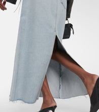 Agolde Hilla denim maxi skirt