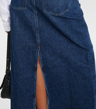 Agolde Hilla denim maxi skirt