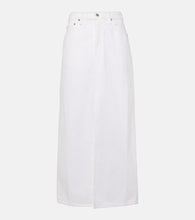 Agolde Leif denim maxi skirt - Agolde Leif 牛仔长裙