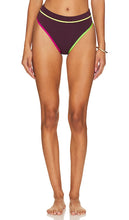 Agua Bendita Penelope High Waist Bottom in Wine - Agua Bendita Penelope Bas taille haute en Vin - Agua Bendita Penelope 酒红色高腰底裤 - Agua Bendita Penelope Hose mit hoher Taille in Weinrot - Agua Bendita Penelope 하이웨이스트 하의 와인 색상 - Slip a vita alta Agua Bendita Penelope color vino