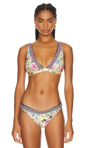 Agua Bendita Portia Bikini Top in Yellow - Haut de bikini Portia d'Agua Bendita en jaune - Agua Bendita Portia 黄色比基尼上衣 - Agua Bendita Portia Bikinioberteil in Gelb - Agua Bendita Portia 비키니 탑 옐로우 색상 - Top bikini Agua Bendita Portia in giallo