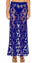 Agua Bendita x REVOLVE Cyprus Maxi Skirt in Navy