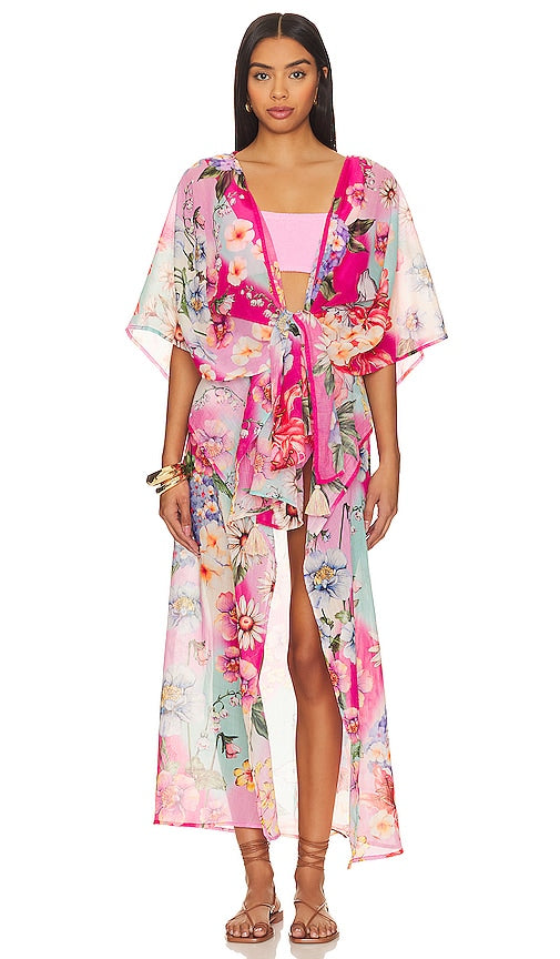 Agua Bendita x REVOLVE Dara Kimono in Pink