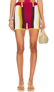 Agua Bendita x REVOLVE Lynee Shorts in Fuchsia - Short Lynee Agua Bendita x REVOLVE en Fuchsia - Agua Bendita x REVOLVE Lynee 紫红色短裤 - Agua Bendita x REVOLVE Lynee Shorts in Fuchsia - Agua Bendita x REVOLVE Lynee 쇼츠 in 퓨시아 - Pantaloncini Agua Bendita x REVOLVE Lynee in fucsia