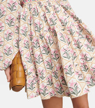 Agua by Agua Bendita Avena Orquidea cotton poplin minidress