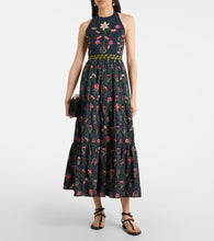 Agua by Agua Bendita Consuelo Pacifico cotton midi dress