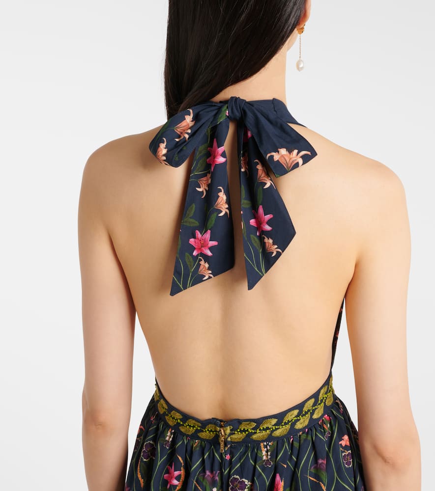 Agua by Agua Bendita Consuelo Pacifico cotton midi dress
