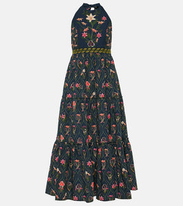 Agua by Agua Bendita Consuelo Pacifico cotton midi dress