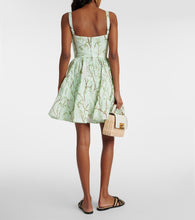Agua by Agua Bendita Lima printed linen minidress
