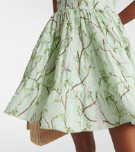 Agua by Agua Bendita Lima printed linen minidress
