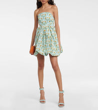 Agua by Agua Bendita Manzanilla floral cotton minidress