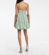 Agua by Agua Bendita Manzanilla floral cotton minidress