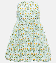 Agua by Agua Bendita Manzanilla floral cotton minidress