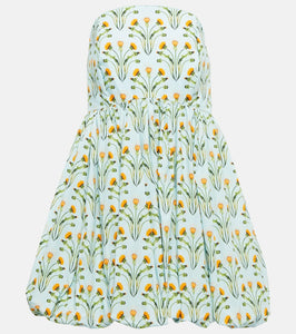 Agua by Agua Bendita Manzanilla floral cotton minidress