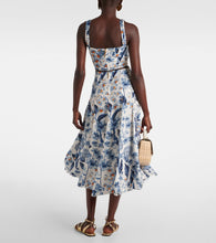 Agua by Agua Bendita Mimosa floral midi skirt