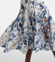 Agua by Agua Bendita Mimosa floral midi skirt
