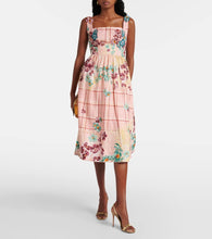 Agua by Agua Bendita Miramar Prado linen midi dress