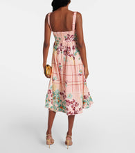 Agua by Agua Bendita Miramar Prado linen midi dress