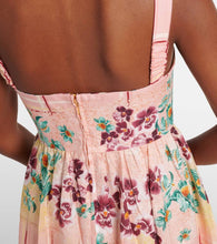 Agua by Agua Bendita Miramar Prado linen midi dress