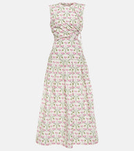 Agua by Agua Bendita Oto√É¬±o Trebol floral midi dress