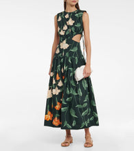 Agua by Agua Bendita Oto√É¬±o floral cotton midi dress