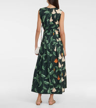 Agua by Agua Bendita Oto√É¬±o floral cotton midi dress