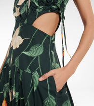 Agua by Agua Bendita Oto√É¬±o floral cotton midi dress