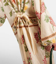 Agua by Agua Bendita Zircon Bisuter√É¬≠a floral linen kaftan
