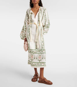 Agua by Agua Bendita Zircon Margarita Amanecer cotton kaftan