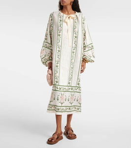 Agua by Agua Bendita Zircon Margarita Amanecer cotton kaftan