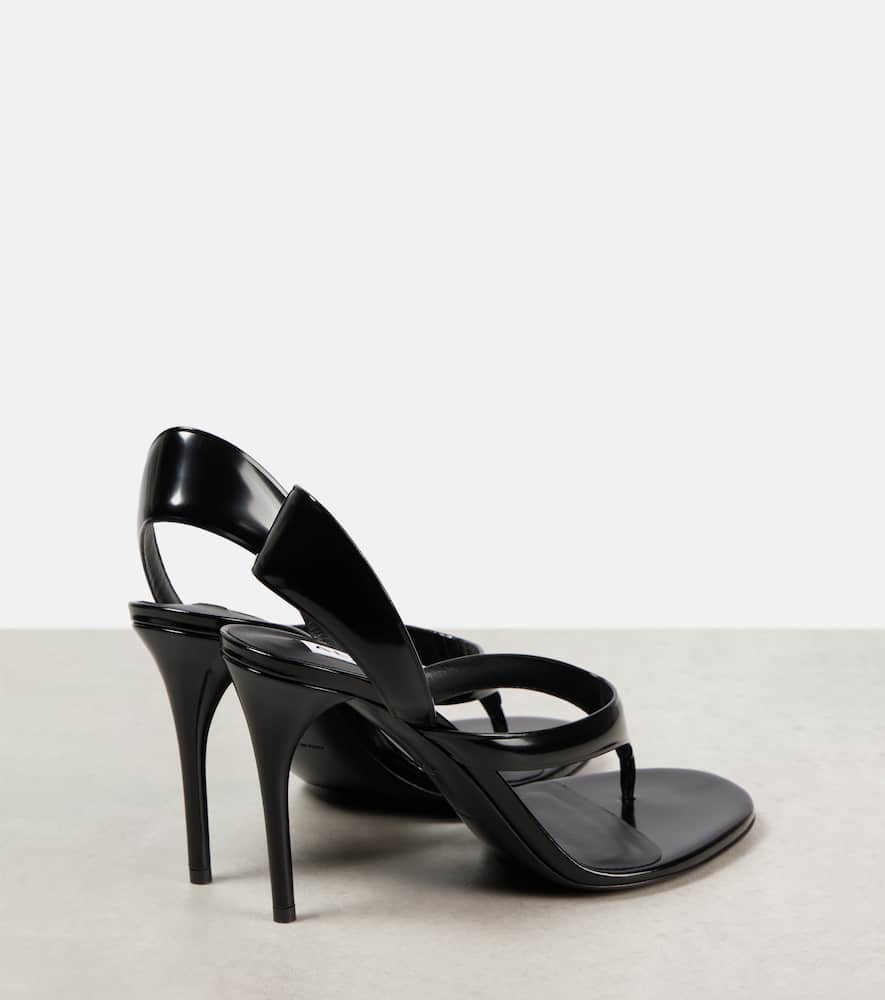 Alaia 110 leather thong sandals