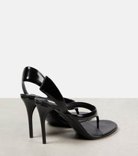 Alaia 110 leather thong sandals